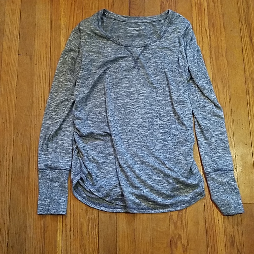 Grey/Blue Maternity Light Sweater Size Medium